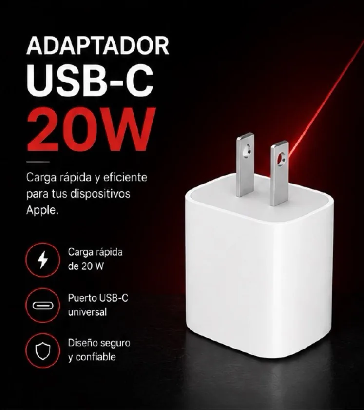 Adaptador ORIGINAL Apple 20W