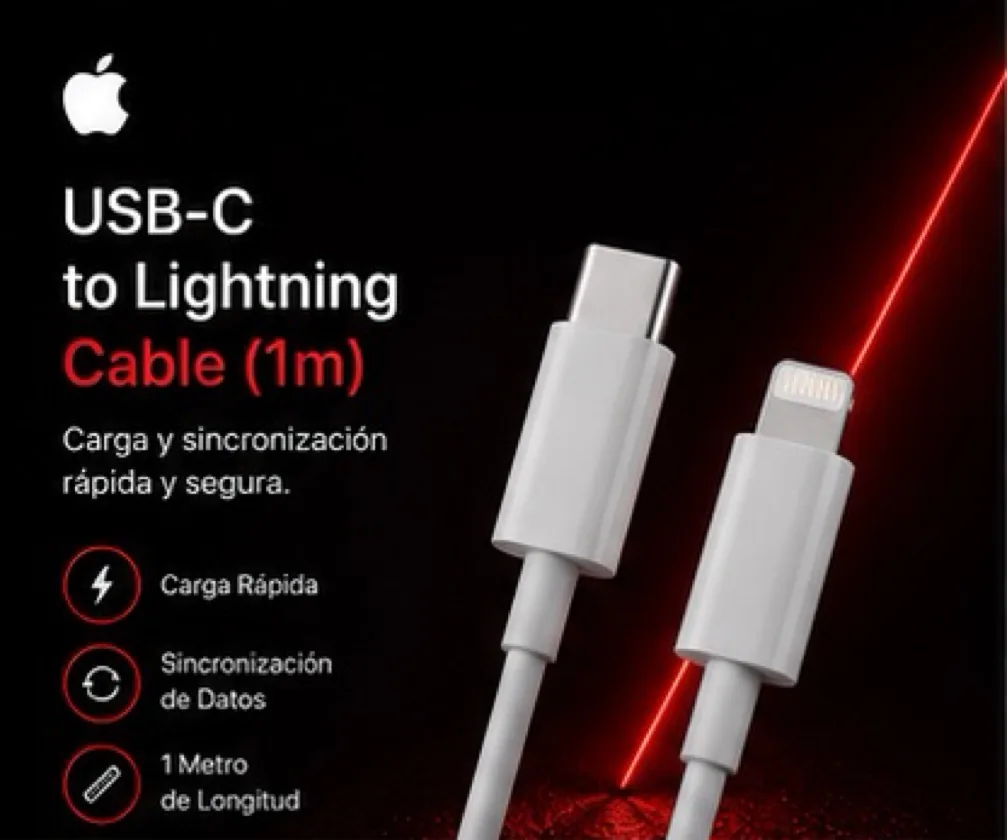 Cable ORIGINAL Lightning Apple