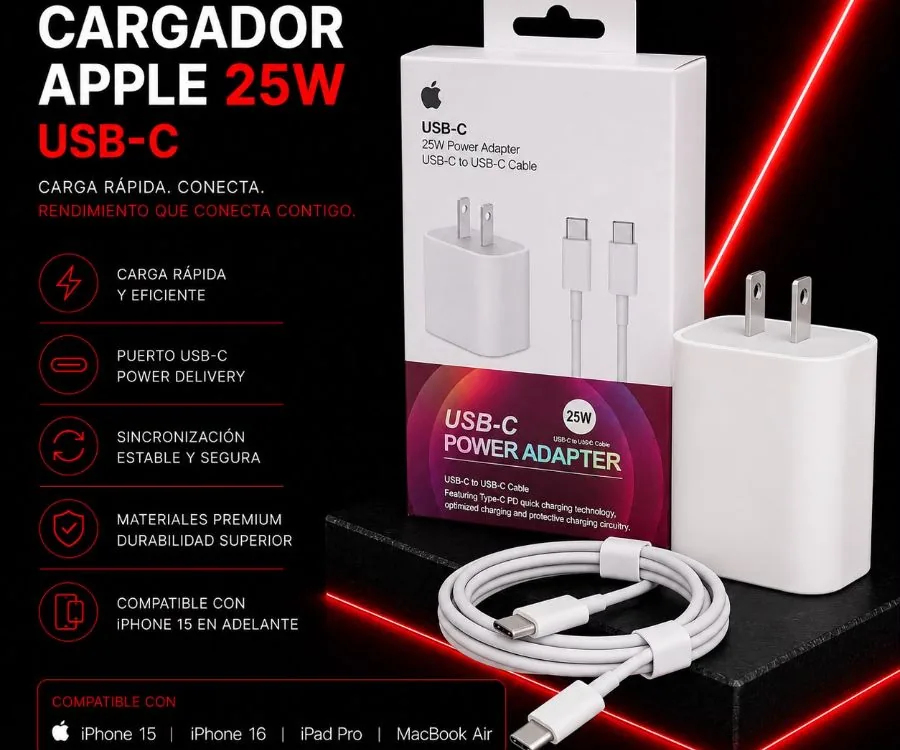 Cargador Apple 25W USB-C 1.1
