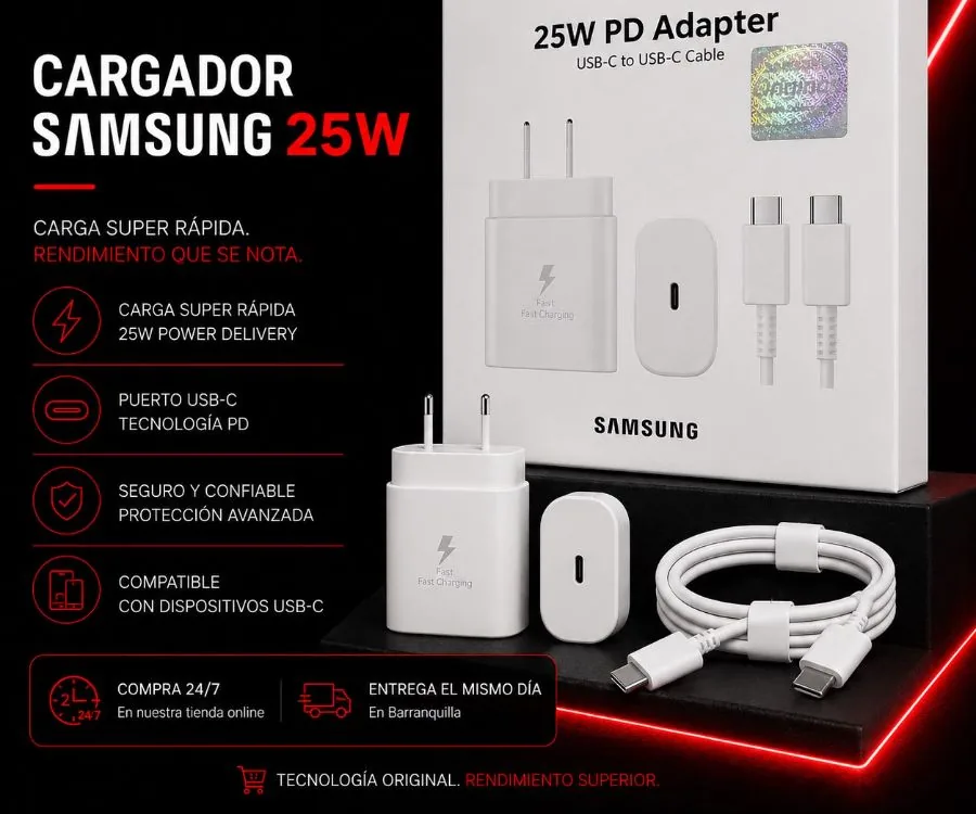Cargador ORIGINAL Samsung 25W