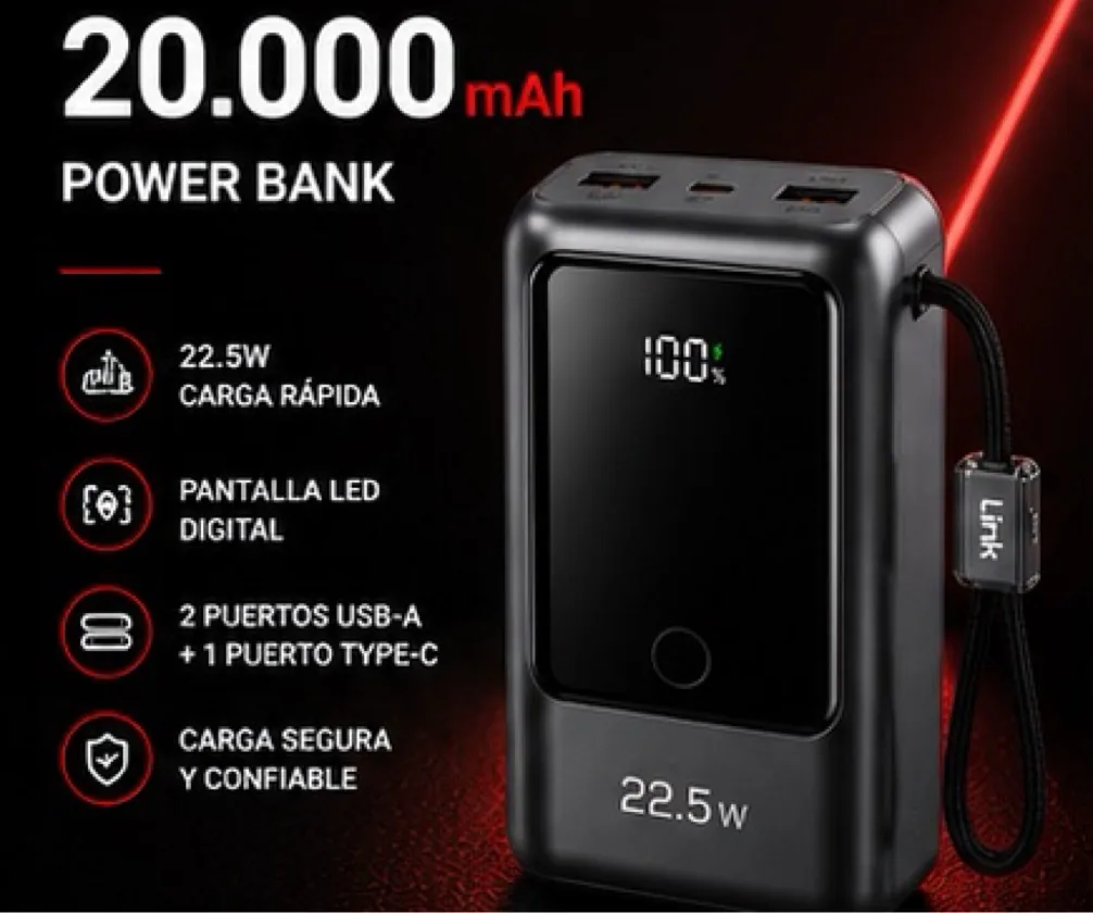 Power Bank Link 20000mAh 22.5W